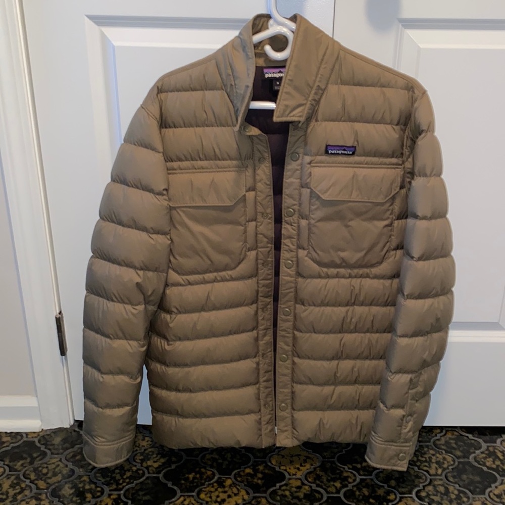 Patagonia Silent down shirt jacket men’s puffer the north face vuori arcteryx